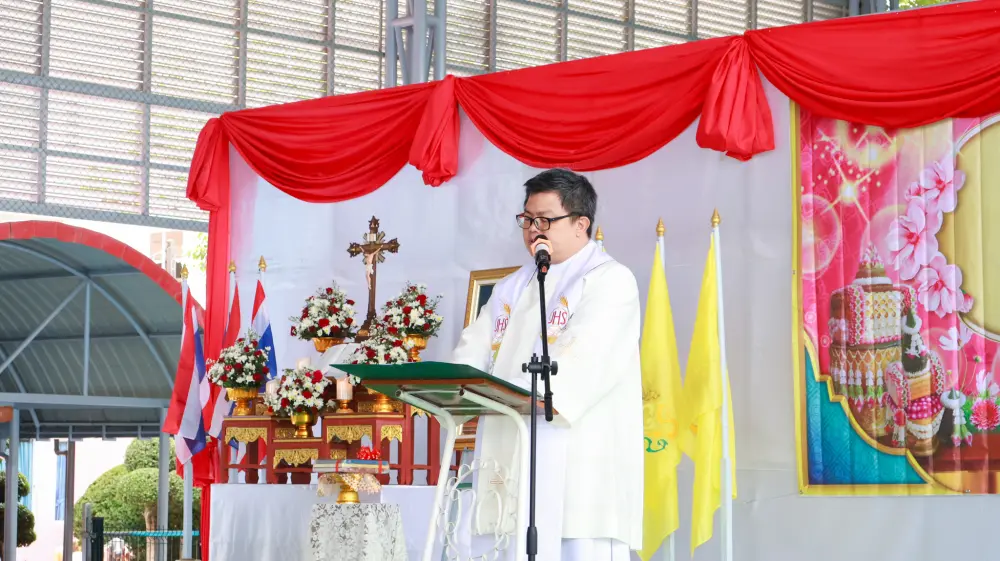 พิธีไหว้ครู ระดับชั้นมัธยมศึกษา ประจำปีการศึกษา 2569